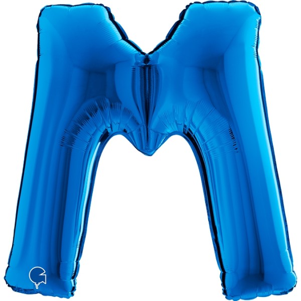 Grabo Folienballon Buchstabe M Blue 100cm/40"