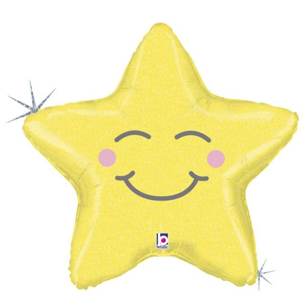 Betallic Folienballon Chubby Star 65cm/26"