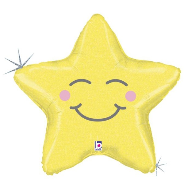 Betallic Folienballon Chubby Star 65cm/26"