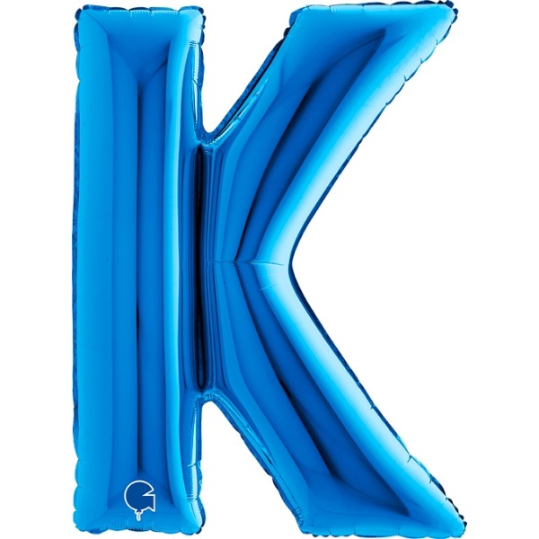 Grabo Folienballon Buchstabe K Blue 100cm/40"