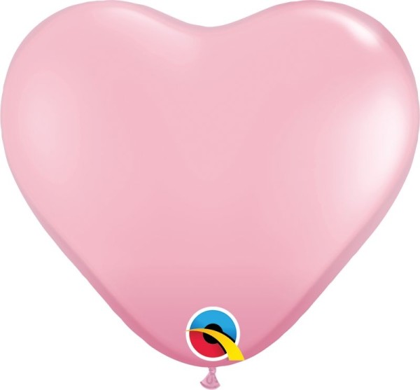 Qualatex Latexballon Standard Pink Heart 28cm/11" 100 Stück