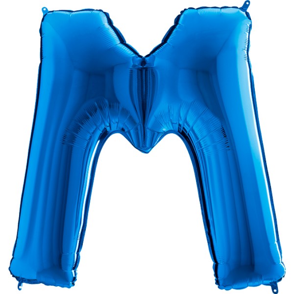Grabo Folienballon Buchstabe M Blue 100cm/40"