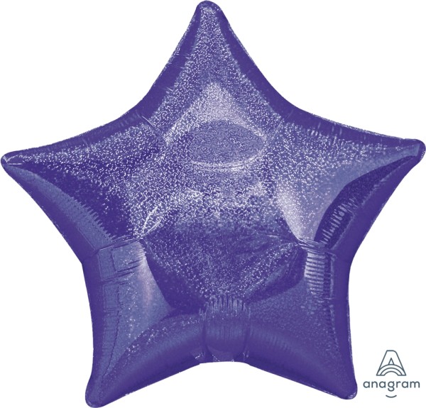Anagram Folienballon Stern Purple Dazzler 50cm/20"