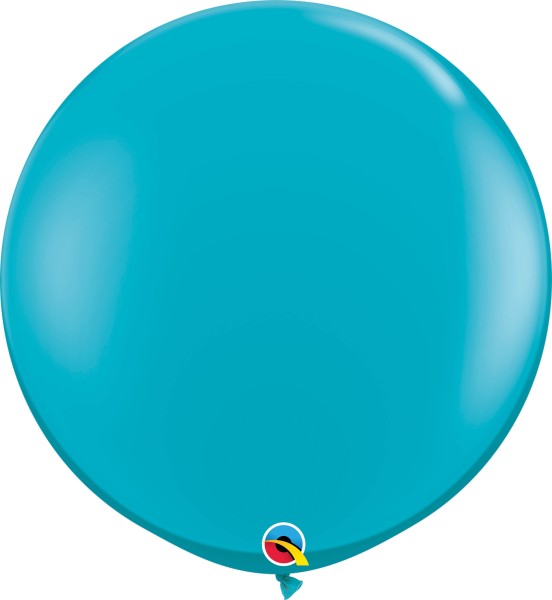Qualatex Latexballon Fashion Tropical Teal 90cm/3' 2 Stück