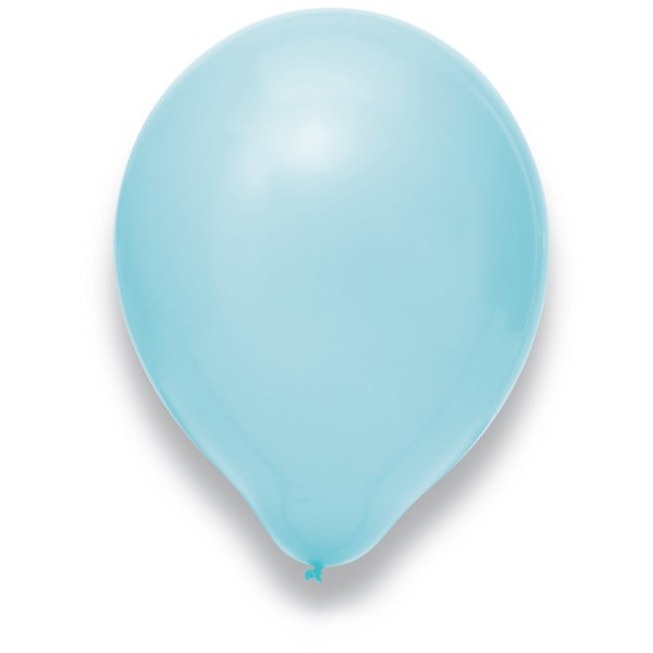 Globos Luftballons Hellblau Naturlatex 30cm/12" 100er Packung
