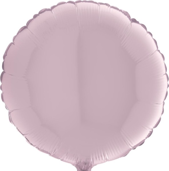 Grabo Folienballon Rund Pastel Pink 45cm/18"