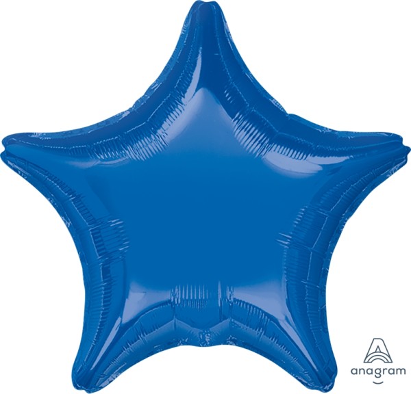Anagram Folienballon Stern Dark Blue 50cm/20"