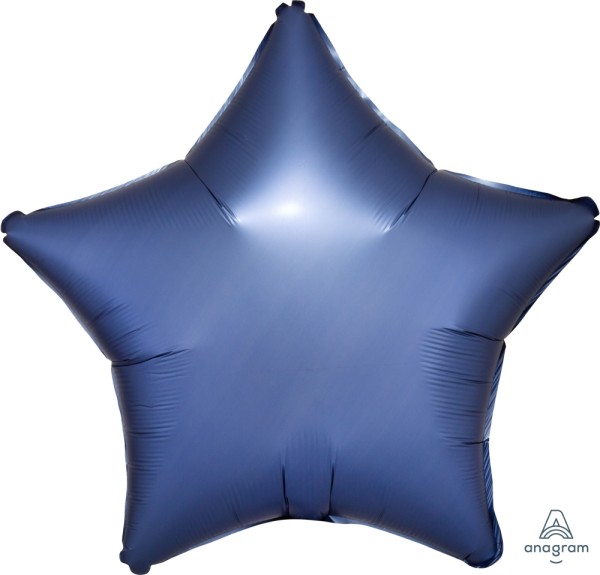 Anagram Folienballon Stern Satin Azure 50cm/20"