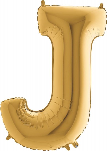 Grabo Folienballon Buchstabe J Gold 100cm/40"