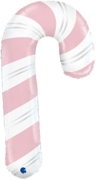 Grabo Folienballon Pink Candy Cane 105cm/41"