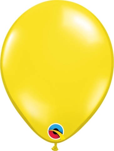 Qualatex Latexballon Jewel Citrine Yellow 13cm/5" 100 Stück