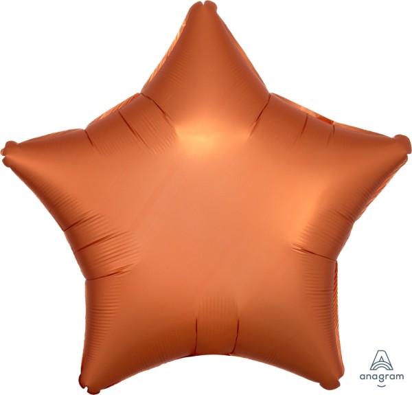 Anagram Folienballon Stern Satin Amber 50cm/20"
