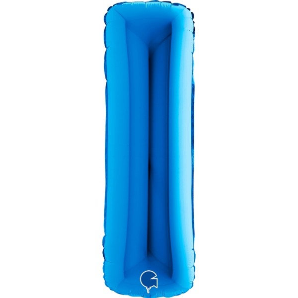 Grabo Folienballon Buchstabe I Blue 100cm/40"