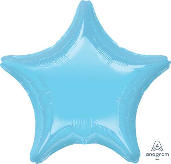 Anagram Folienballon Stern Iridescent Pearl Lite Blue 50cm/20"