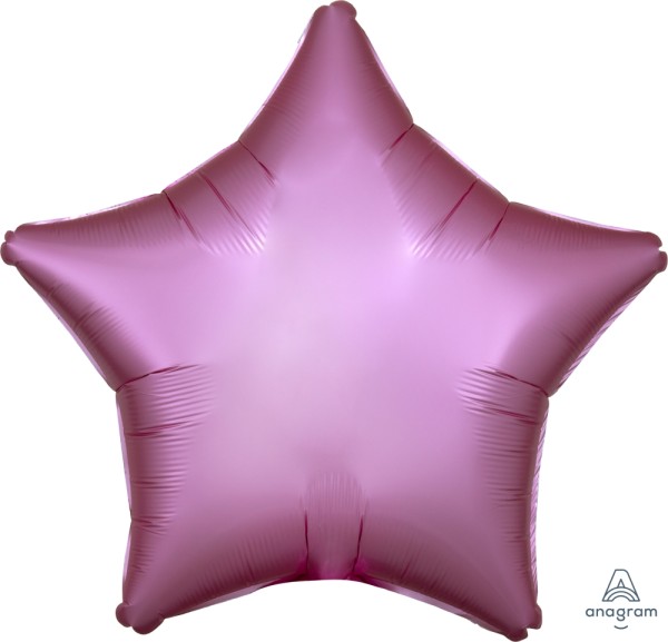 Anagram Folienballon Stern Satin Flamingo 50cm/20"