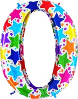 Grabo Folienballon Zahl 0 Designer 100cm/40"  Grabo Folienballon Zahl 0 Designer 100cm/40"