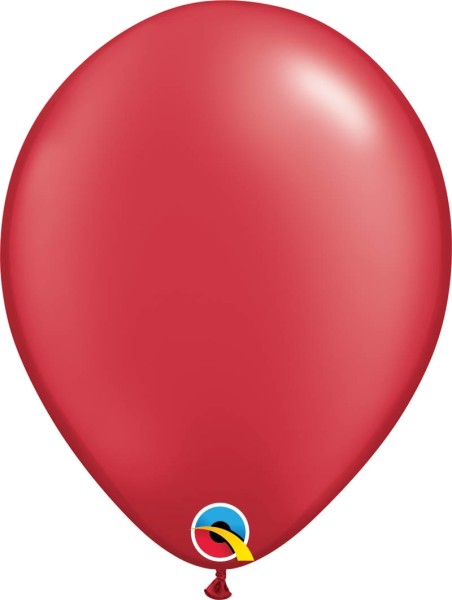 Qualatex Latexballon Radiant Pearl Ruby Red 28cm/11" 100 Stück