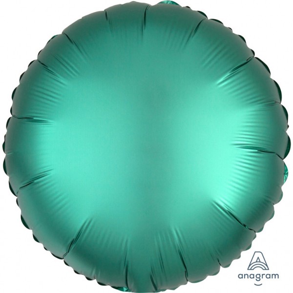 Anagram Folienballon Rund Satin Luxe Jade 45cm/18"