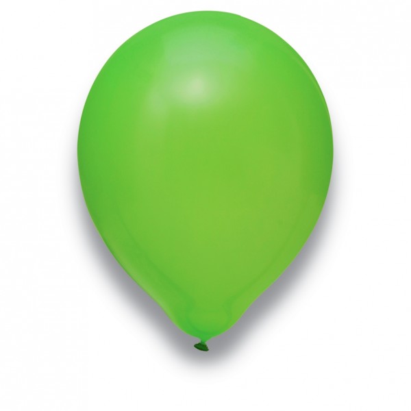 Globos Luftballons Limongrün Naturlatex 30cm/12" 100er Packung