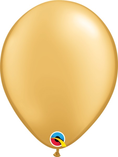 Qualatex Latexballon Metallic Gold 28cm/11" 25 Stück