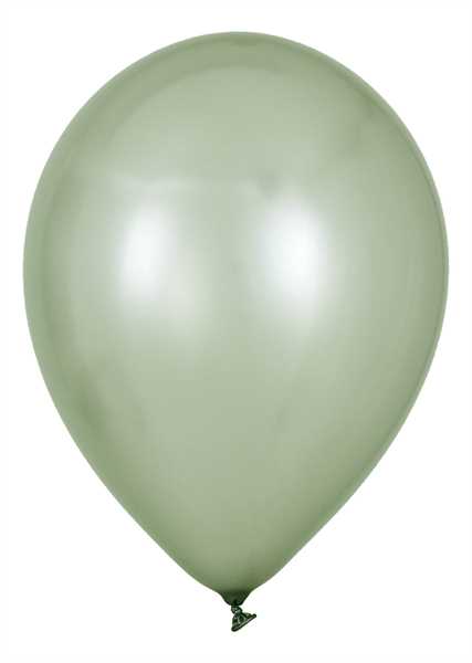 Perlmutt Luftballons, Hellgrün, 30cm Ø, 100 Stück