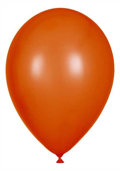 Kristall Luftballons, Orange, 30cm Ø, 100 Stück