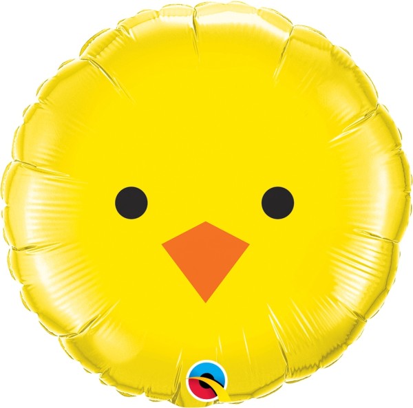 Qualatex Folienballon Rund Baby Chick 45cm/18"