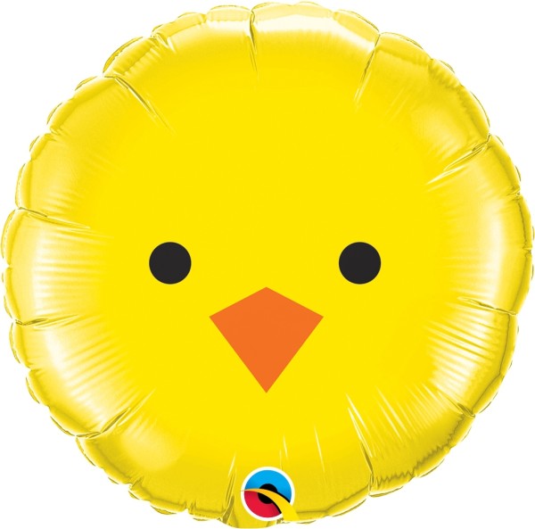 Qualatex Folienballon Rund Baby Chick 45cm/18"