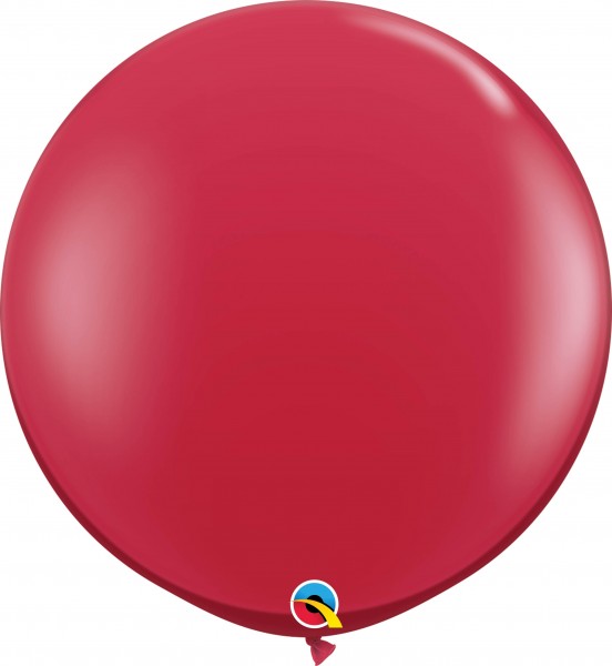 Qualatex Latexballon Jewel Ruby Red 90cm/3' 2 Stück