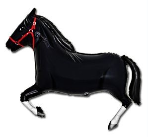BWS Black Horse 36cm/14" luftgefüllt inkl. Stab