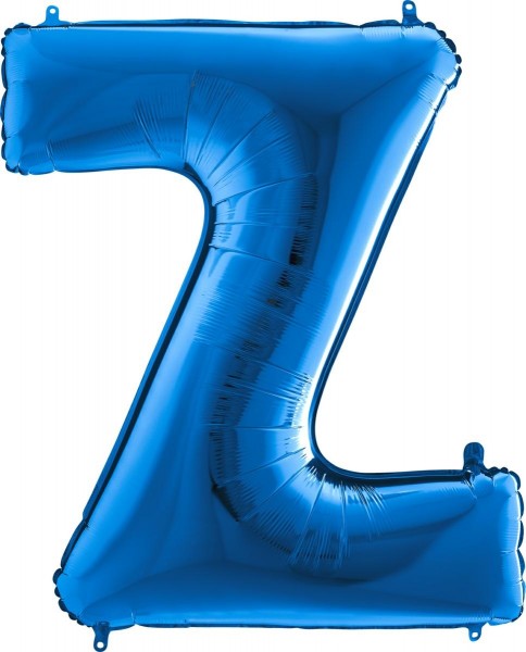 Grabo Folienballon Buchstabe Z Blue 100cm/40"