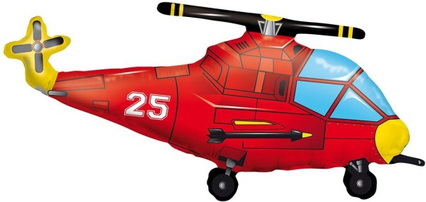 Kaleidoscope Folienballon Helicopter 90cm/36"
