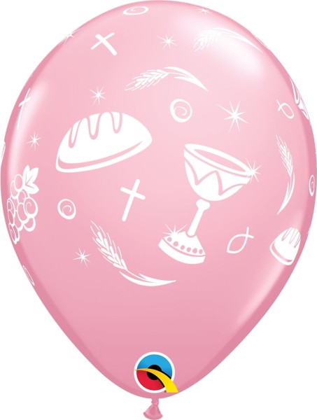 Qualatex Latexballon Communion Elements Rosa 28cm/11" 25 Stück