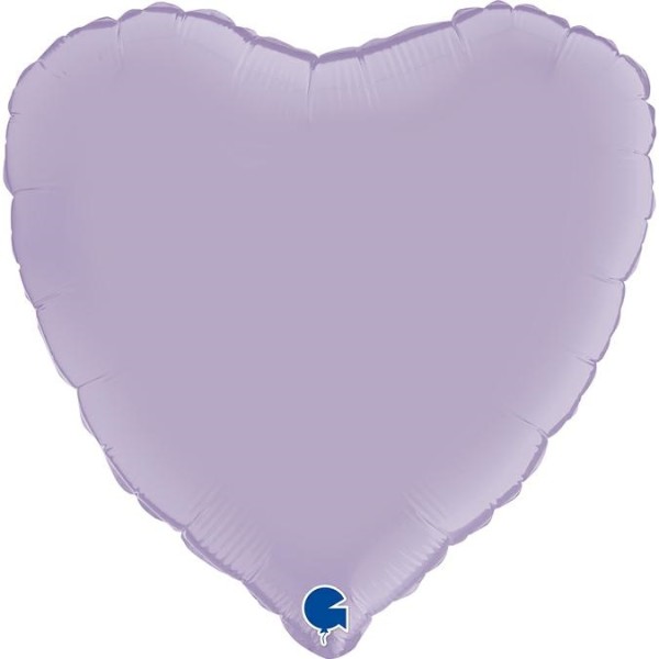 Grabo Folienballon Heart Satin Lilac 45cm/18"
