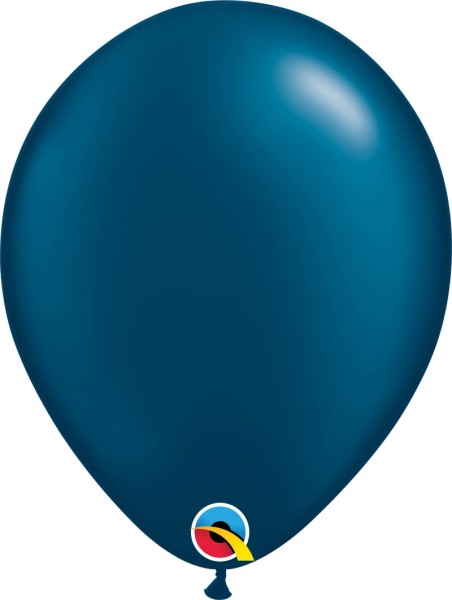 Qualatex Latexballon Radiant Pearl Midnight Blue 28cm/11" 100 Stück