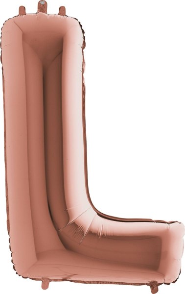 Folienballon Buchstabe Rose Gold 100cm/40"