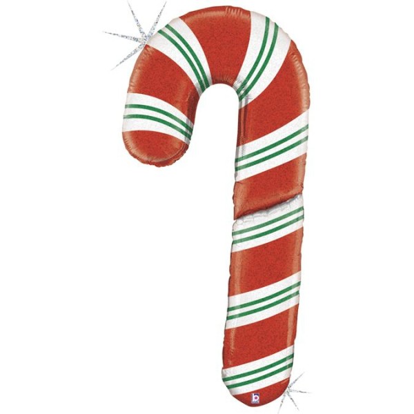 Betallic Folienballon Special Delivery Candy Cane 74x149cm/5'