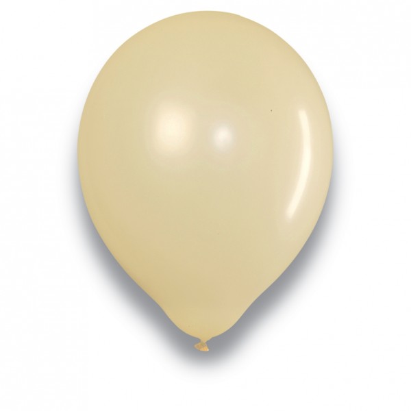 Globos Luftballons Creme Naturlatex 30cm/12" 100er Packung