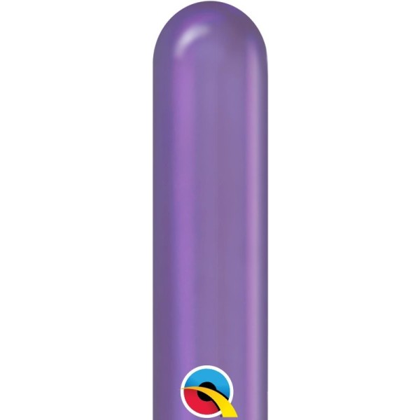 Qualatex Latexballon Entertainer Chrome Purple 260Q Ø 5cm - 100 Stück