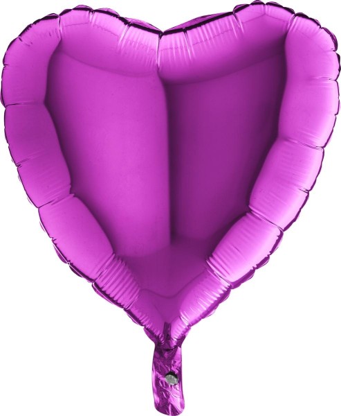 Grabo Folienballon Heart Purple 45cm/18"
