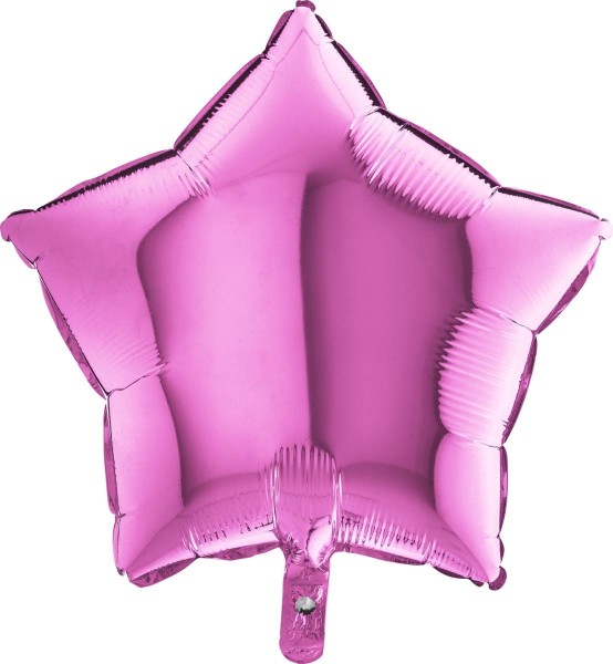 Grabo Folienballon Star Pastel Fuxia 45cm/18"