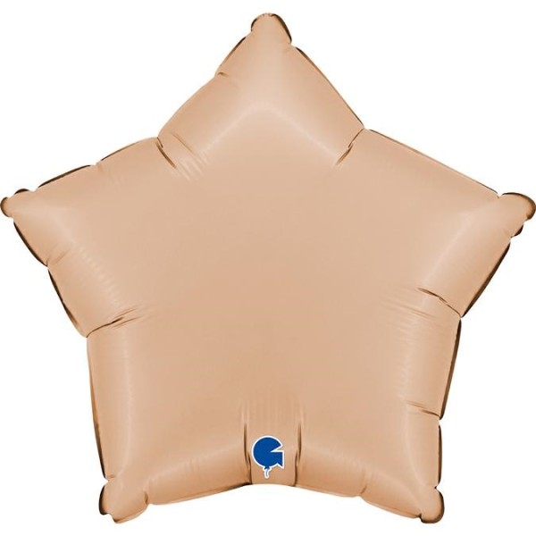 Grabo Folienballon Star Satin Nude 45cm/18"