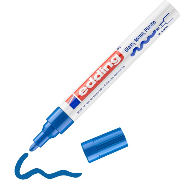 edding 750 Glanzlackmarker 2-4mm blau (03)