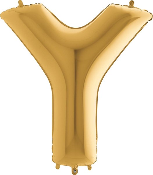 Grabo Folienballon Buchstabe Y Gold 100cm/40"