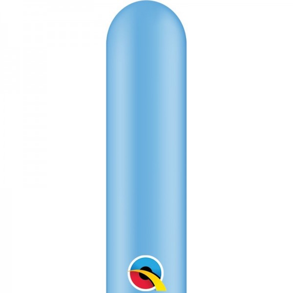 Qualatex Latexballon Entertainer Neon Blue 260Q 100 Stück
