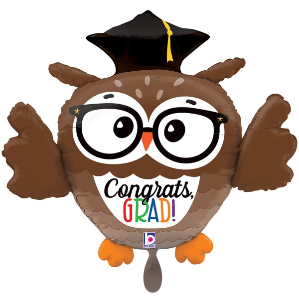 Betallic Folienballon XXL Dimensionals Grad Owl 70cm/28"