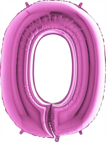 Folienballon Zahl Pink 100cm/40"