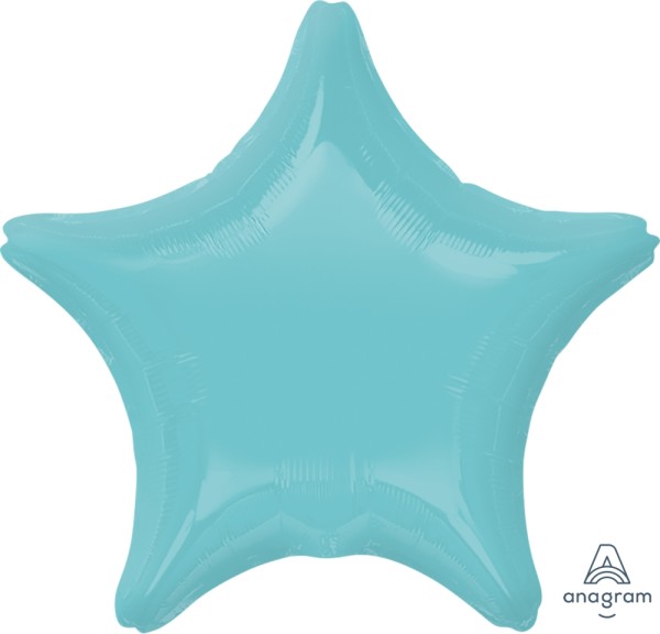 Anagram Folienballon Stern Robins Egg Blue 50cm/20"