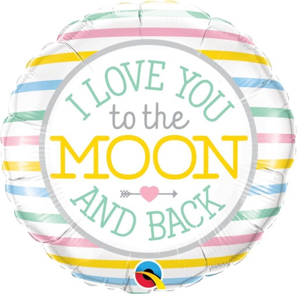 Qualatex Folienballon I Love you to the Moon 45cm/18"