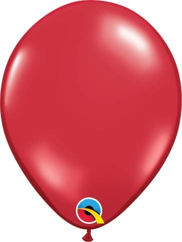 Qualatex Latexballon Jewel Ruby Red 13cm/5" 100 Stück